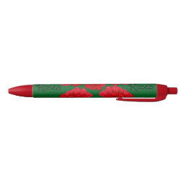 Rozen Zwarte Inkt Pen