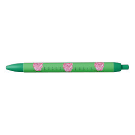 Rozen zwarte inkt pen
