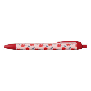 Rozen Zwarte Inkt Pen