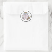Rozenblaad Badzout Label Illustratie | Bloem (Tas)