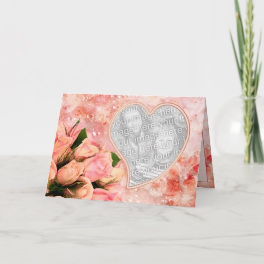 Rozenblaadje Hart - Sjabloon (Voorkant)