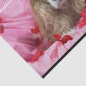Rozenblaadjes, Valentijnsdag Cavalier King Charles Tissuepapier (Detail)