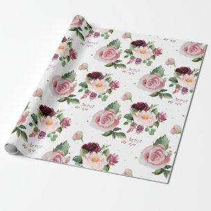 Rozenboeket Cadeaupapier