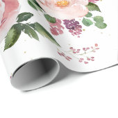 Rozenboeket Cadeaupapier (Rol Hoek)