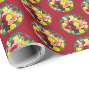 Rozenbolletje - Kute Original Flower Art Cadeaupapier