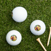Rozenbolletje - Kute Original Flower Art Golfballen (Insitu Gras)