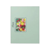 Rozenbolletje - Kute Original Flower Art Notitieblok (Linkerzijde)