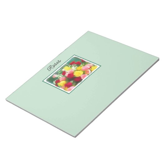 Rozenbolletje - Kute Original Flower Art Notitieblok (Schuin)