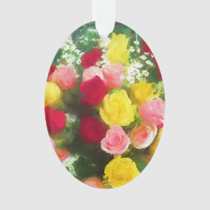Rozenbolletje - Kute Original Flower Art Ornament