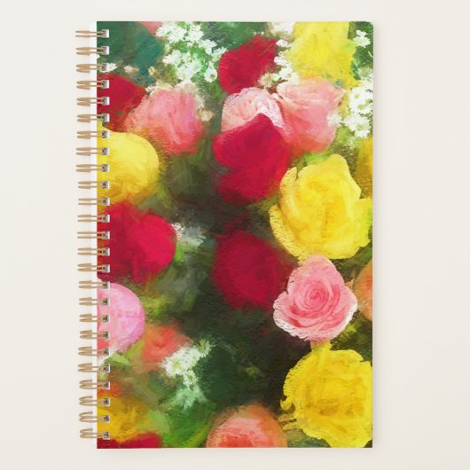 Rozenbolletje - Kute Original Flower Art Planner (Voorkant)