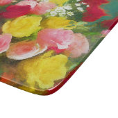 Rozenbolletje - Kute Original Flower Art Snijplank (Hoek)