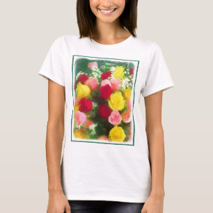 Rozenbolletje - Kute Original Flower Art T-shirt