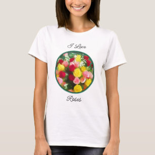 Rozenbolletje - Kute Original Flower Art T-shirt