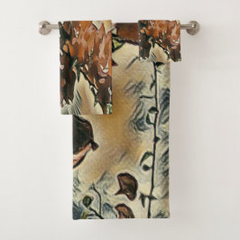 Rozenboom Kunst Bad Handdoek Set