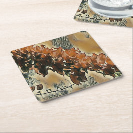 Rozenboom Kunst Kartonnen Onderzetters