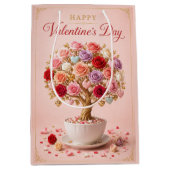 Rozenboom van Valentijnswensen Medium Cadeauzakje (Voorkant)