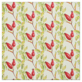 Rozenbotanische waterverf fruitstof stof (Swatch)