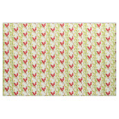 Rozenbotanische waterverf fruitstof stof (Fat Quarter)