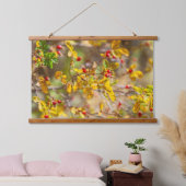 Rozenbottel Autumn Hangend Wandkleed (Slaapkamer)