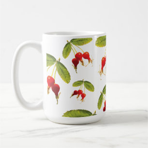 Rozenbottelpatroon 3 hoeken koffiemok