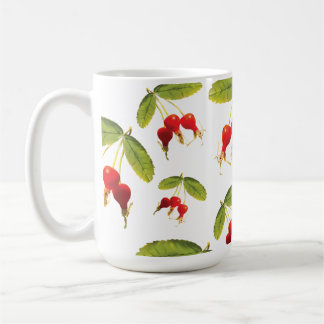Rozenbottelpatroon 3 hoeken koffiemok