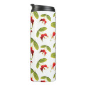 Rozenbottelpatroon 4 hoeken thermosbeker (Geroteerd rechts)