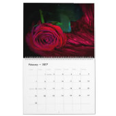 Rozencalender met foto's door het jaar kalender (Feb 2027)