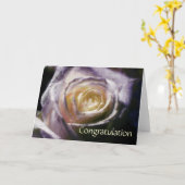 Rozencongratulatie Kaart (Gele Bloem)