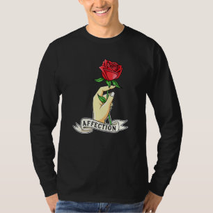 Rozenhand Affectie Nieuwigheid T-shirt