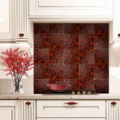 Rozenhout rode agaat stenen mozaïek tegeltje