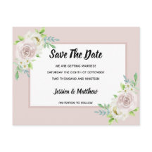 Rozenhout Zachte Mauve Bloemige Waterverf Rozen Br