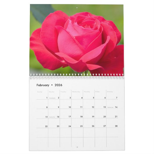 Rozenkalender 2023 kalender (Feb 2026)