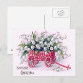 Rozenkar Lelietje-van-dalen Briefkaart (Voorkant / Achterkant)