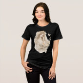 Rozenkoningin Tri-Blend Shirt (Voorkant volledig)
