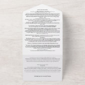 Rozenkrans All In One Uitnodiging (Buitenkant)
