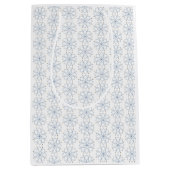 Rozenkrans Bloeiende Blauwe Bloem Medium Cadeauzakje (Voorkant)