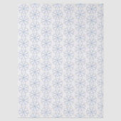 Rozenkrans Bloeiende Blauwe Bloem Tissuepapier (Voorkant)