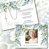 Rozenkrans Bloemen Foto Begrafenis Condoleance Sym Bedankkaart