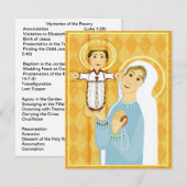 Rozenkrans Flat Kaart (Voorkant / Achterkant)