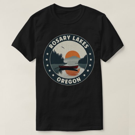 Rozenkrans Meren Oregon Sunset T-shirt (Design voorkant)