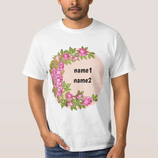 Rozenkrans t-shirt (Voorkant)