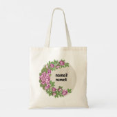 Rozenkrans tote bag (Achterkant)
