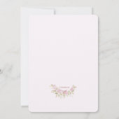 Rozenkrans Valentijnsdag Wenskaart Kaart (Achterkant)