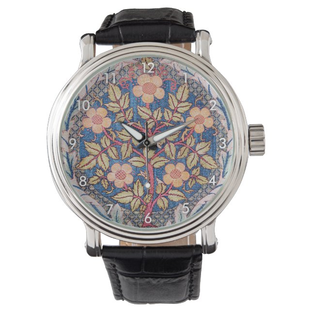 Rozenkrans, William Morris Horloge (Voorkant)