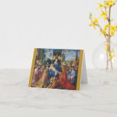 Rozenkransfeest 1506 Albrecht Dürer Kaart (Gele Bloem)