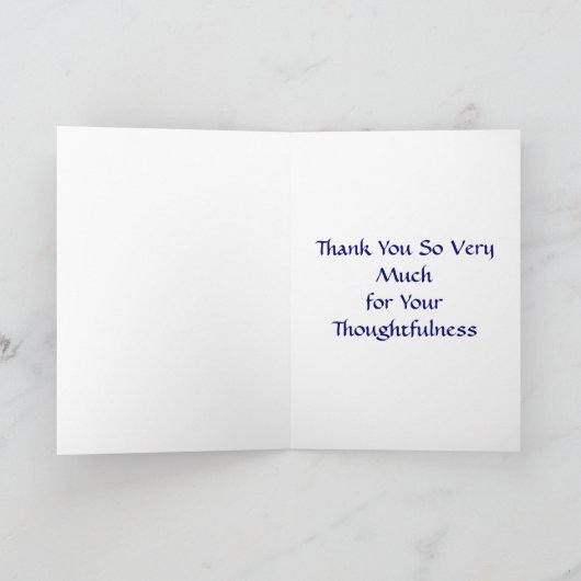 Rozenkransgebed Tuin Dank u kaart (Binnen)