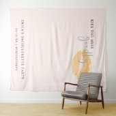 Rozenkus De Miss Bachelorette Feest Fotohokje Wandkleed (In Situ (horizontaal))