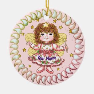 Rozenmeisje Elf ornament