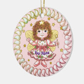 Rozenmeisje Elf ornament (Links)