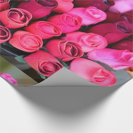 rozenpakpapier cadeaupapier (Hoek)